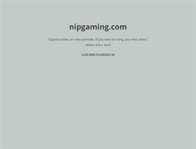 Tablet Screenshot of nipgaming.com
